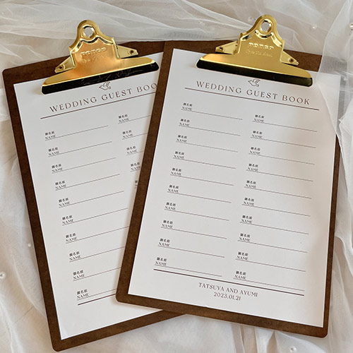 全10種類＊無料テンプレート付き 当日の受付係へ渡す『受付お願い書』を作ろう♡ウェディングニュース