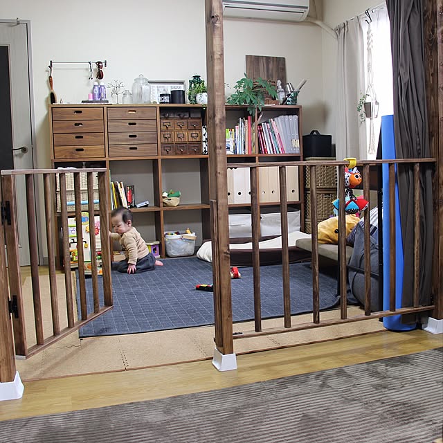 階段上ベビーゲートDIY - ガレージハウスで愛車と気ままな日々‼️ 目指せSETAGAYA base🚘的生活‼️