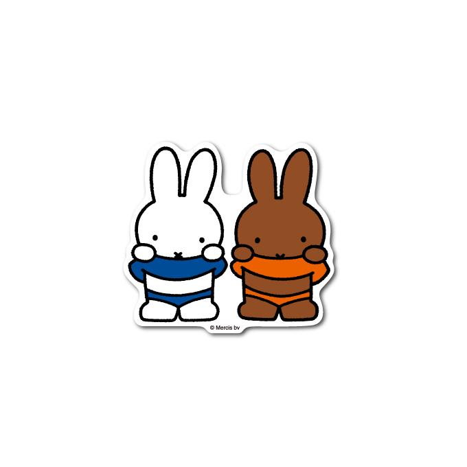 miffy ミッフィー ピクニック キャラクターステッカー 絵本 イラスト かわいい こども ダイカットステッカー うさぎ うさこちゃん 人気MIF009 gs 公式グッズ : ゼネラルステッカー - 通販 - Yahoo!ショッピング