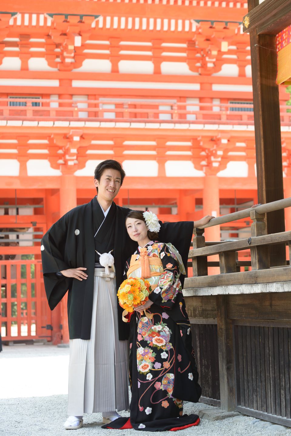 結婚式におすすめ！高貴な黒引振袖✺京都 タガヤ和婚礼