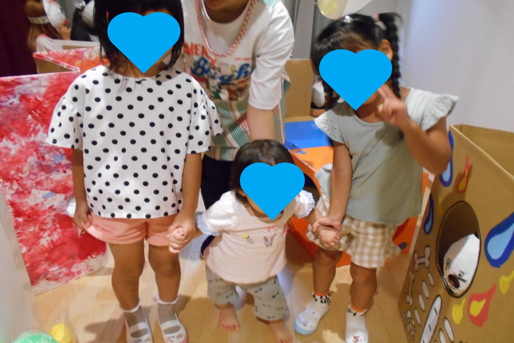 お化け屋敷ごっこ - ようこそ！丸石保育園へ