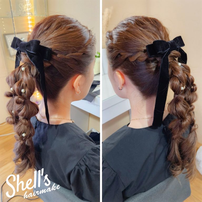 ︎結婚式のお呼ばれヘア 大きめのベロアリボンを使ったゆるふわ玉ねぎヘアですregalo Acari Hair Resort regalo所属 のヘア カタログ 20231207142753 ミニモ