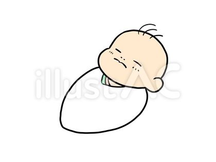 生まれたばかりの赤ちゃんのイラストのイラスト素材・ベクター Image 80443969