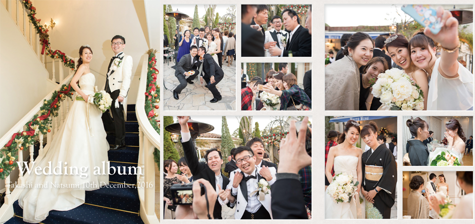 選べる表紙の例結婚式アルバム作成 -アルバムカフェ
