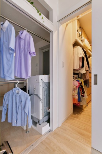 ランドリールーム兼ファミリークローゼットの湿気による後悔や原因は？対策や間取りアイデアも解説 - 鬼丸ハウス注文住宅・戸建て住宅・アパート建築