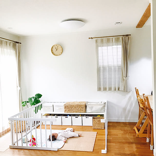 ハイハイ前の赤ちゃんスペースづくり。ジョイントマットを２畳→６畳にしましたくらのら