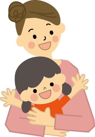 会話をする親子のイラスト お母さんかわいいフリー素材集 いらすとや