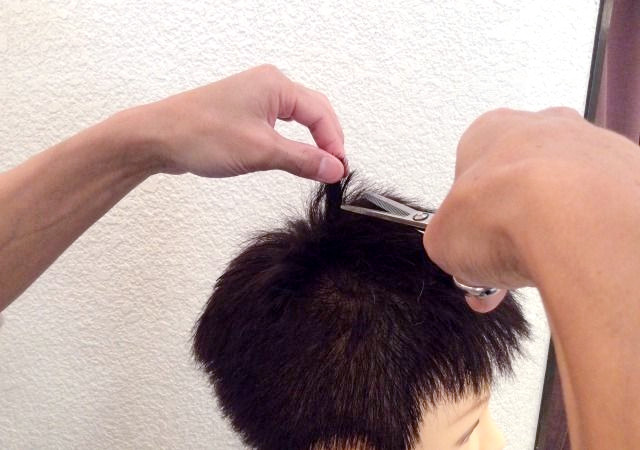 ソフトモヒカン 子供 前髪あり 切り方TikTok