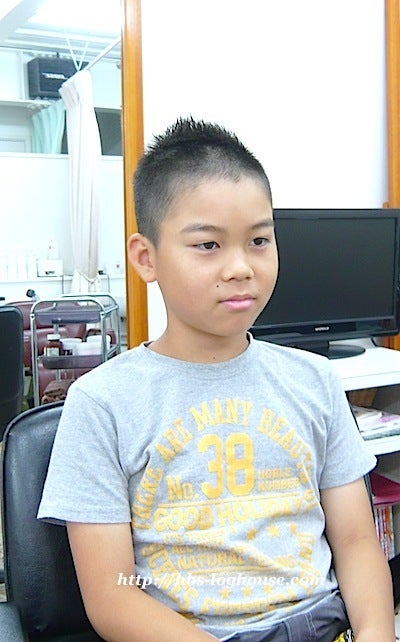 3歳の男の子 ソフトモヒカン久留米の理容室 美容室 Salon de Rays