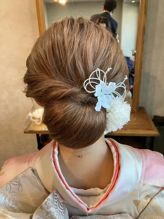 ご長男編2回目のマザーDressUpはヘアスタイルもDressもガラリと変えて新郎新婦の母親ドレス マザードレスレンタル