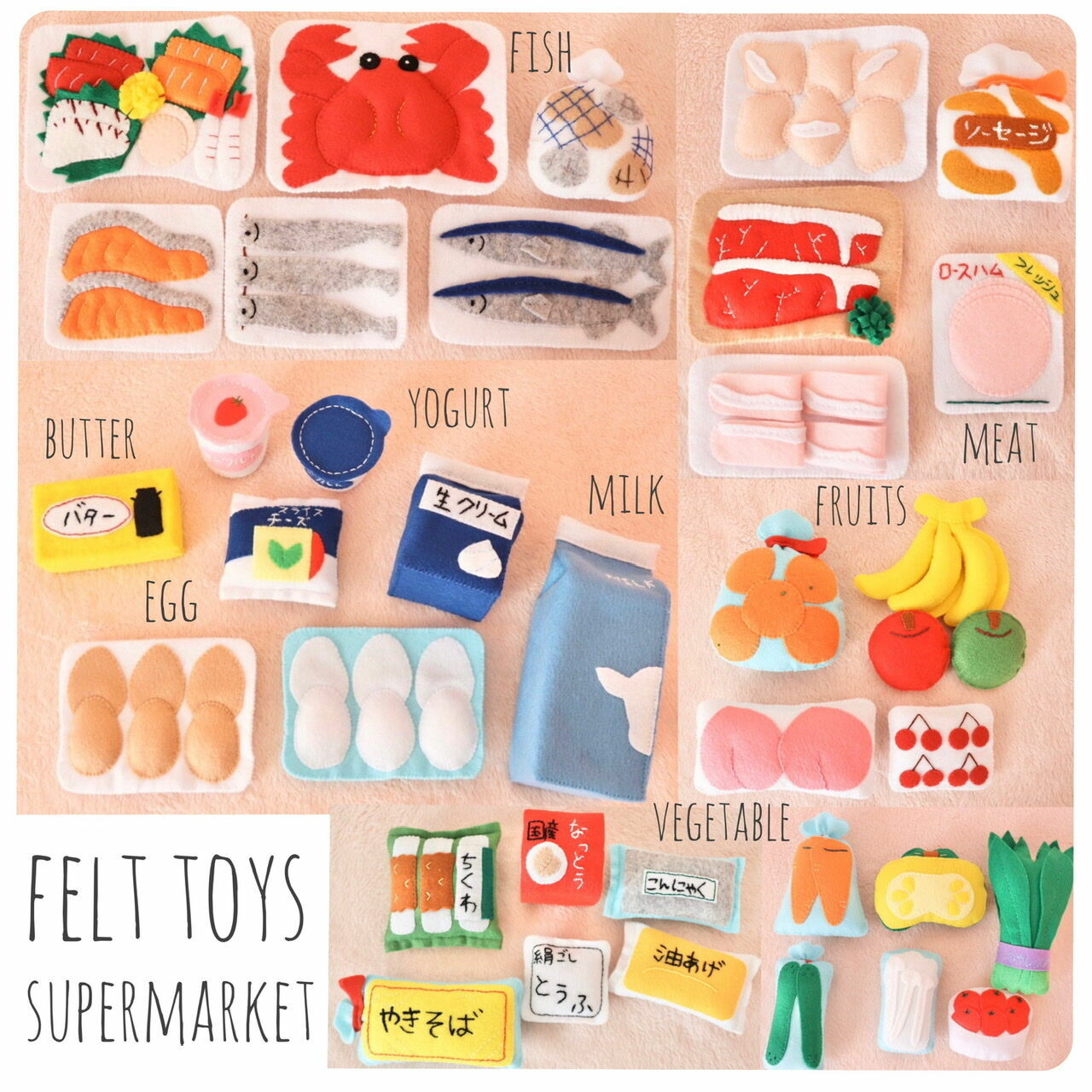 3点セット おままごとキッチン 木製 ナチュラル ままごと おもちゃ・人形 MAKER 通販 5599917Creema クリーマ