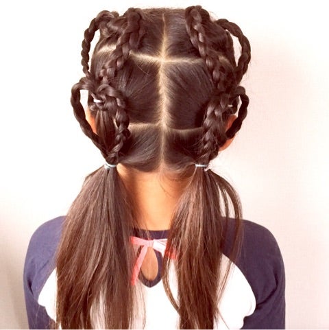 くるりんぱからの三つあみ♡mä＆më time