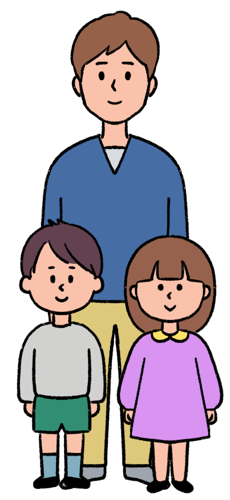 父と子どものイラスト 無料イラスト・フリー素材2
