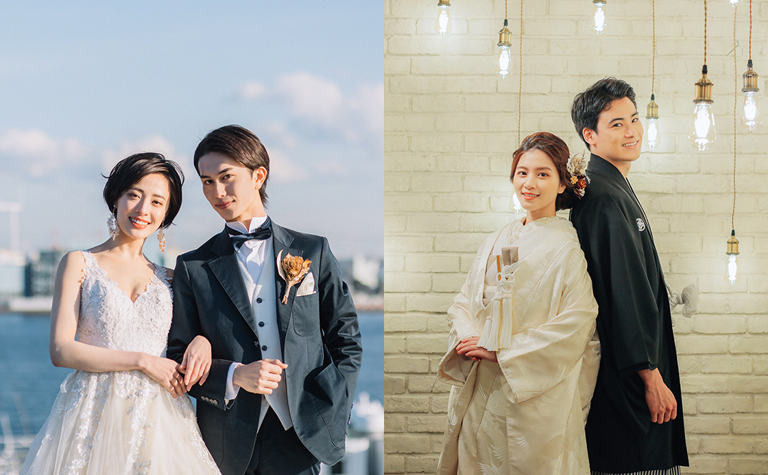 和装+洋装プレミアムプランスタジオSUNSフォトウェディング・前撮り・結婚写真