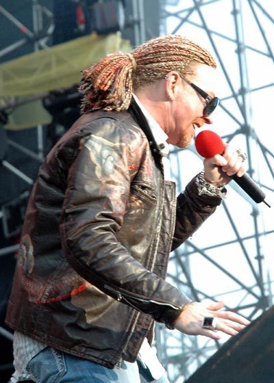 Tシャツとロック音楽 アクセル・ローズとそのファッション