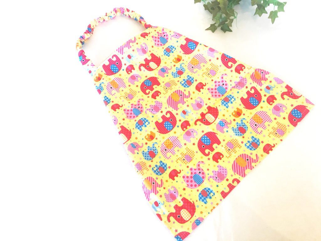 エプロンとおそろいでキュート！こども三角巾の作り方 製図ありnunocoto