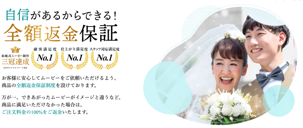 結婚式ムービー&オープニングムービー作成WEDDING WISH 18,500円～高クオリティ