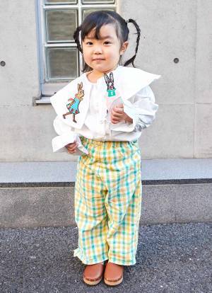 セット SHEIN レモン柄 親子コーデセット ワンピース