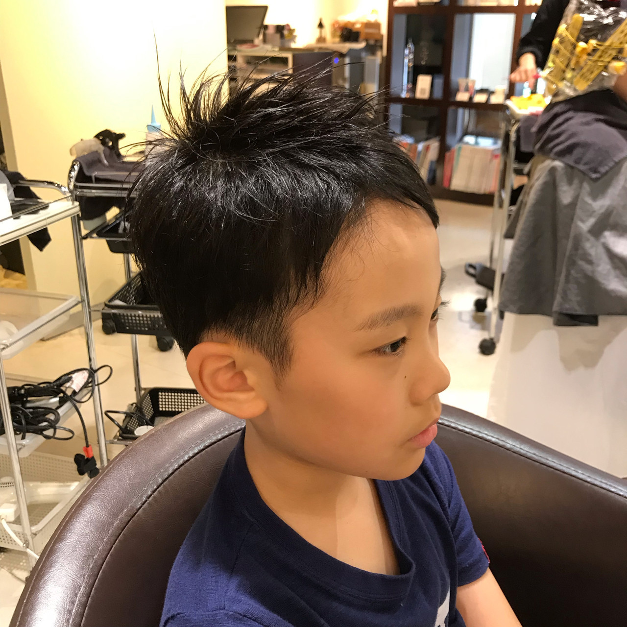 ツーブロック アシメ キッズTikTok