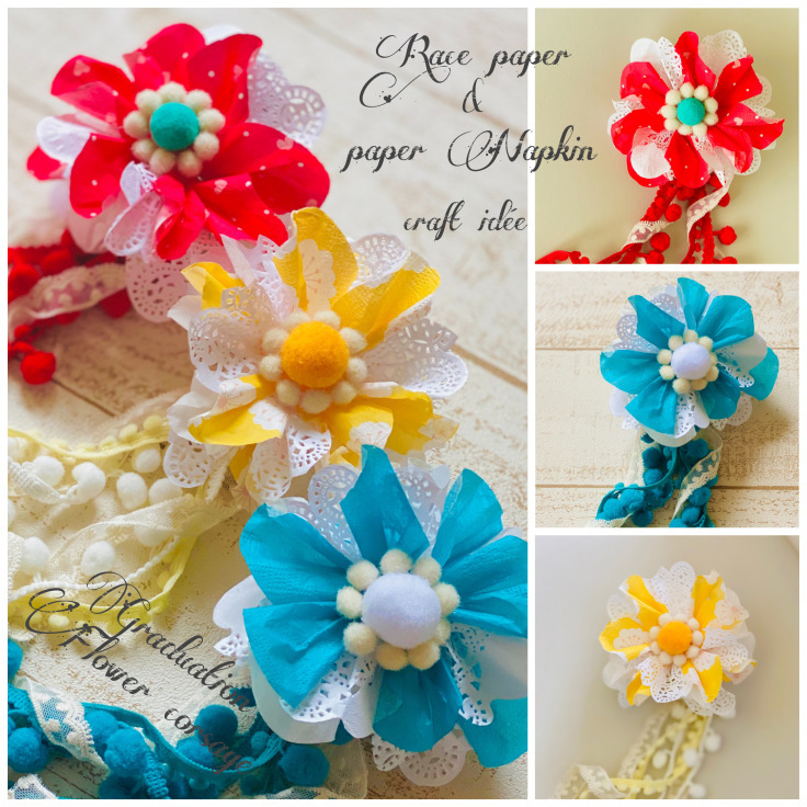 コサージュ くちなし 完成品1個卒園式 卒業式 入学式 入園式 子供 大人 発表会 花飾り 胸花 1 2成人式 : てづくり 手芸ファミリアミア - 通販 - Yahoo!ショッピング