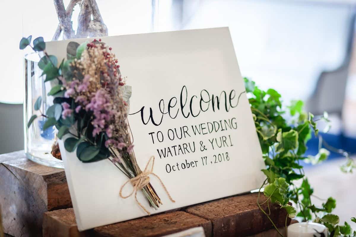 ゲストを暖かくお迎えする☆ウェルカムボードの文字メッセージの作り方レッスンWedding Tipsウェディングのプロが届ける結婚式のアドバイス