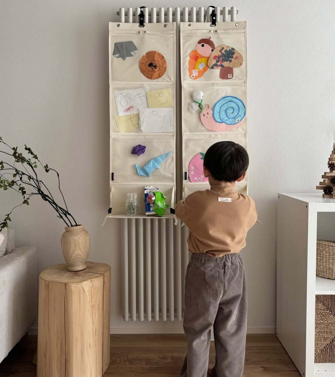 子供作品のおしゃれな飾り方＆超省スペース保管方法はコレに決まり！収納にお悩みの方もぜひ～♪HAPPY BANANA 2016-04-04