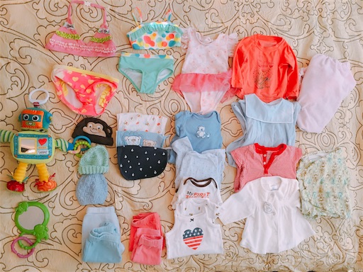 サイズアウトしたベビー服をかわいくリメイク！ファブリックボードに大変身♬