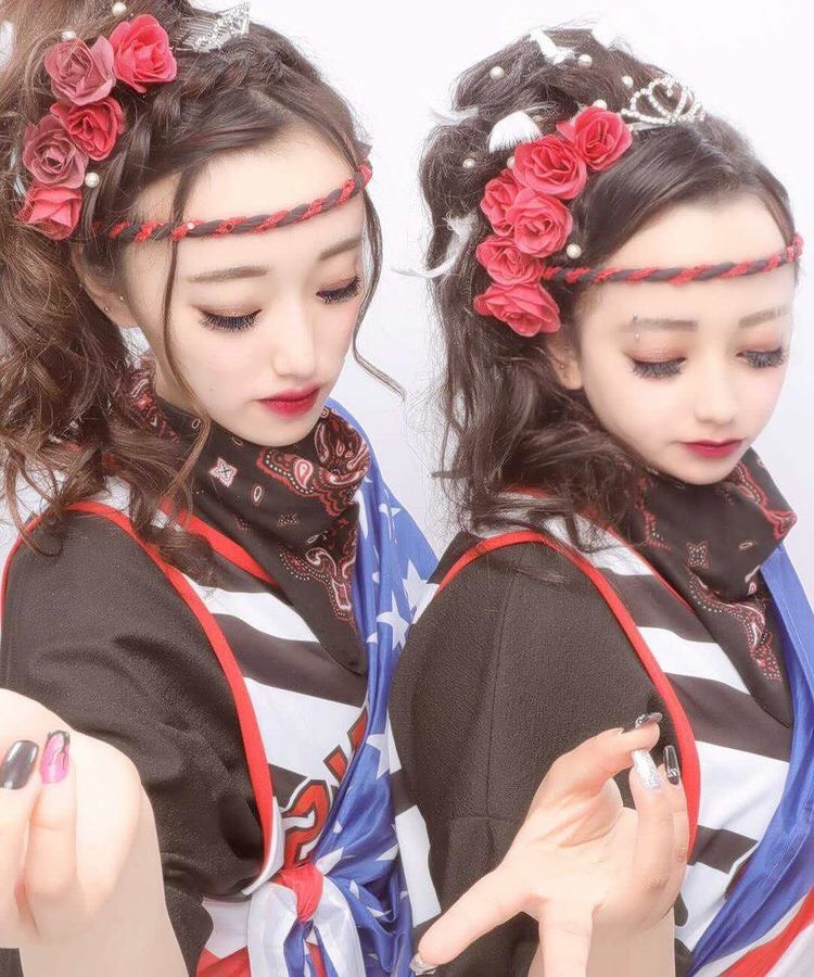 文化祭 髪型 リボン 簡単TikTok