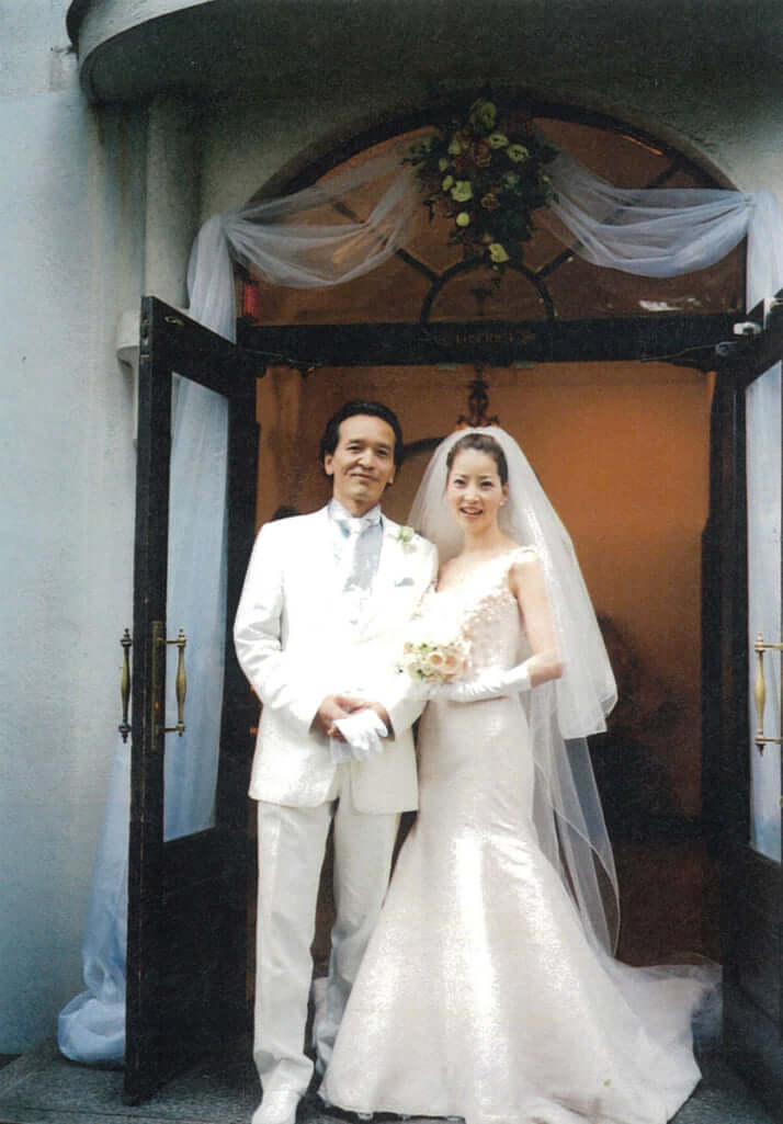 02年、挙式した桑木知二さんと増田恵子 - スポニチ Sponichi Annex 芸能