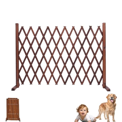 Amazon.co.jp: ペット フェンス 脱走 防止 猫 犬 脱走防止 子供 玄関 侵入防止 アルミフェンス ゲート 赤ちゃん 屋外 屋内 置くだけ 小さい アコーディオンフェンス 門扉 目隠しフェンスブラウン: DIY・工具・ガーデン