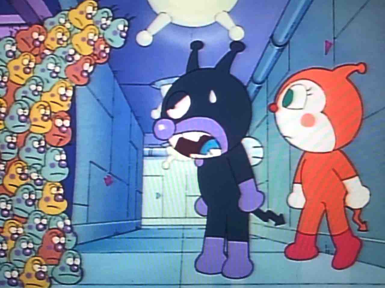 それいけ！アンパンマン なかよし 巾着 ぬいぐるみ LL ばいきんまん それいけ！アンパンマン なかよし巾着ぬいぐるみLL