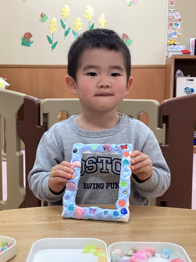 11月製作 秋のフォトフレーム 保育園・幼稚園・こども園- ほいくのおまもり