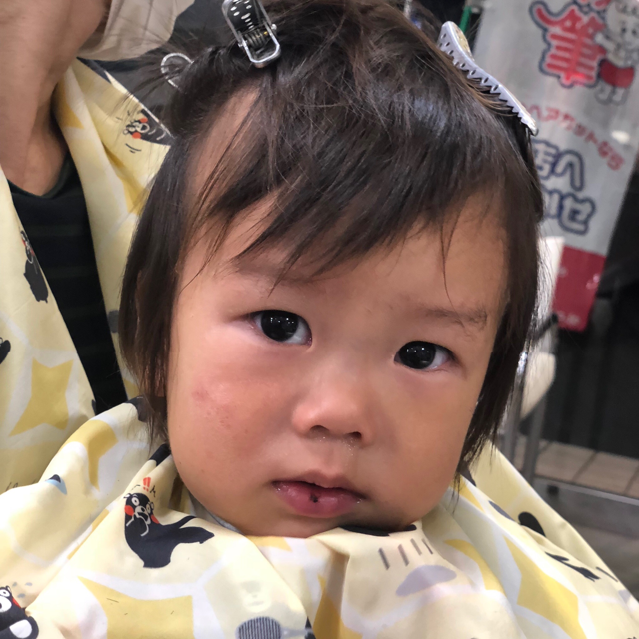 最年少1歳と8ヶ月の男の子の初めてのカット体験