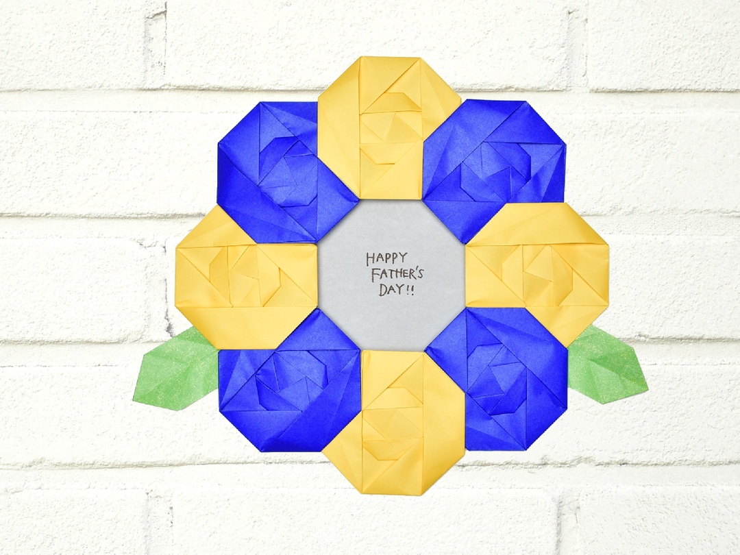 リースフレーム - おりがみの時間