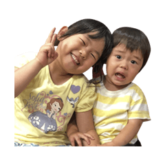 我が子スタンプ・ざっくり切り basic- LINE スタンプLINE STORE