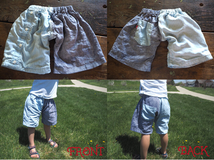 息子のサイズアウトした服を ブランケットにリメイクしました👶🏻👕 どうしても形に残したくて 悩んで悩んでとりあえずブランケット完全にわたしの自己満ですが大満足！ ボタンの部分をあえて切り取ったり ロンパースのワンポイントになっていた リボンや襟の部分を後