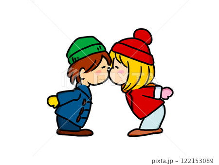 デルフト・ブルーのキスカップル、オランダの伝統的なお土産。 可愛い漫画の男の子と女の子の絵。 ベクターイラスト。」のベクター画像素材 ロイヤリティフリー1918059296Shutterstock