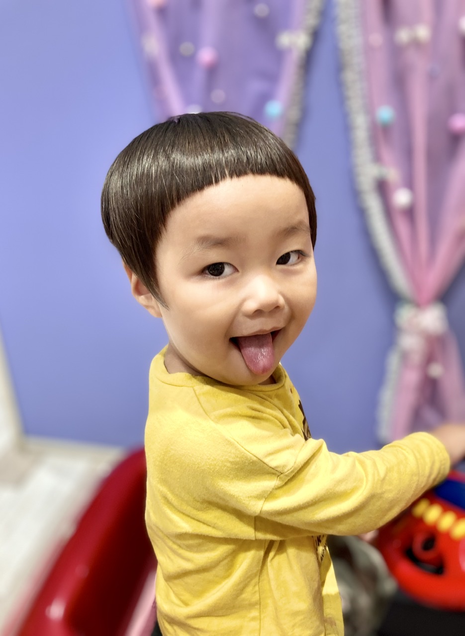 子供 女子 ツーブロックTikTok