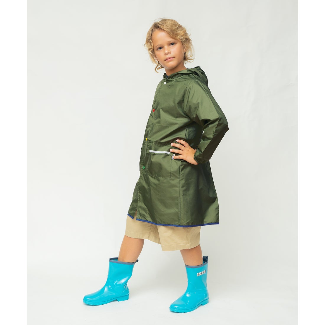 キッズ レインコート クッカヒッポ 子供用 雨具 100cm おさかな セール