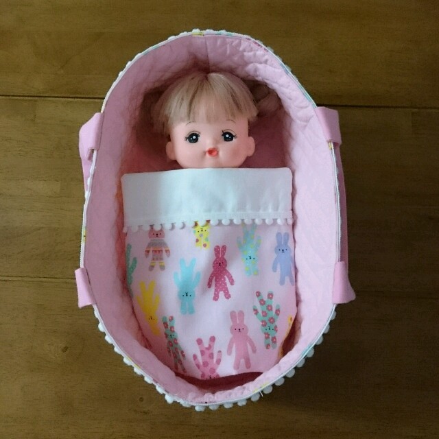 再販421＊型紙印刷販売＊綿入りふわふわドールクーファン Sサイズ：26㎝お人形さん1体サイズ- NAHOPPE'S GALLERYminne byGMOペパボ 国内最大級のハンドメイド・手作り通販サイト