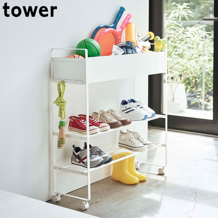 狭い玄関でもOK！外遊び用のおもちゃ＆道具の収納に便利なアイテム8選4yuuu