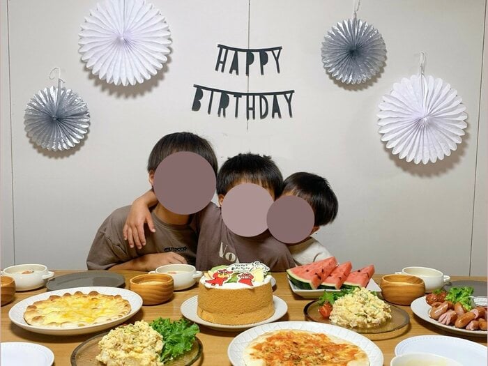 5児ママ誕生日ごはん作り 息子５歳の誕生日パーティ
