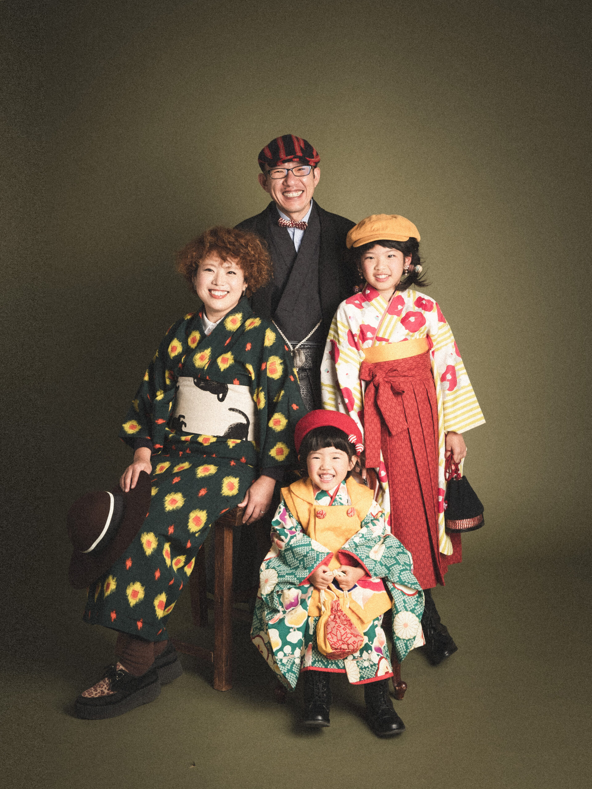 家族みんなで着物で撮影大阪・兵庫の写真館 photo efy