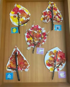 11月製作 落ち葉アート 保育園・幼稚園・こども園- ほいくのおまもり