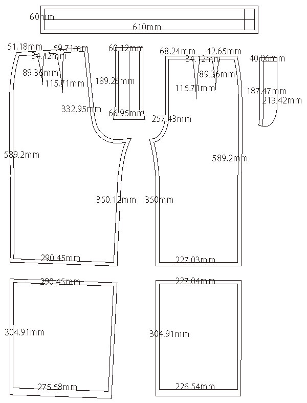 無料型紙 100~110キッズサイズ・ショートパンツの作り方 How to make the toddler's 3-4Tshort pants: 洋裁師ANの覚え書き