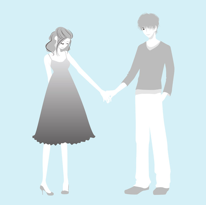 夕暮れとカップルの無料の写真素材 - ID.3761フリー素材 ぱくたそ