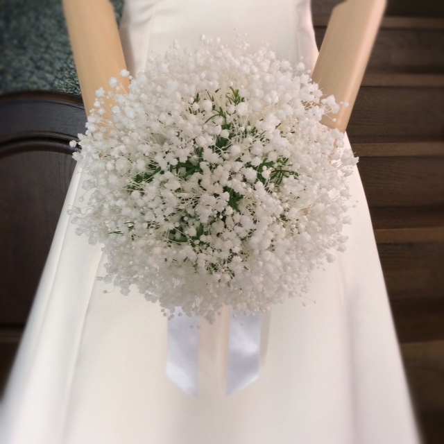 カスミソウのウェディングブーケ ＜ブーケ通販専門店＞ - ウェディングフラワーセレクトショップ