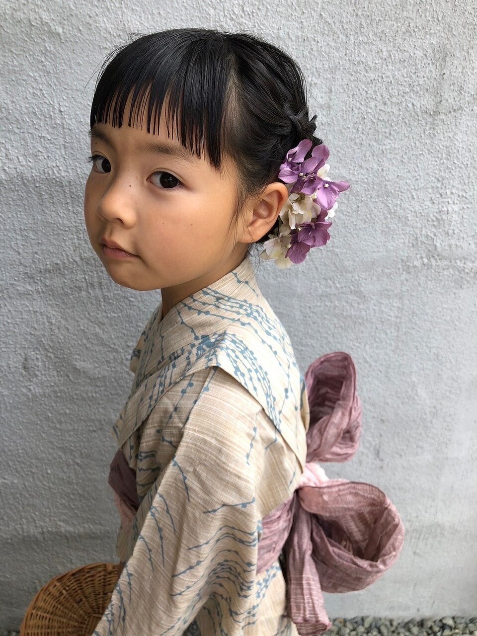 子どもの浴衣に合うかわいい髪型！簡単にできるオシャレなまとめ髪mamatas ママタス