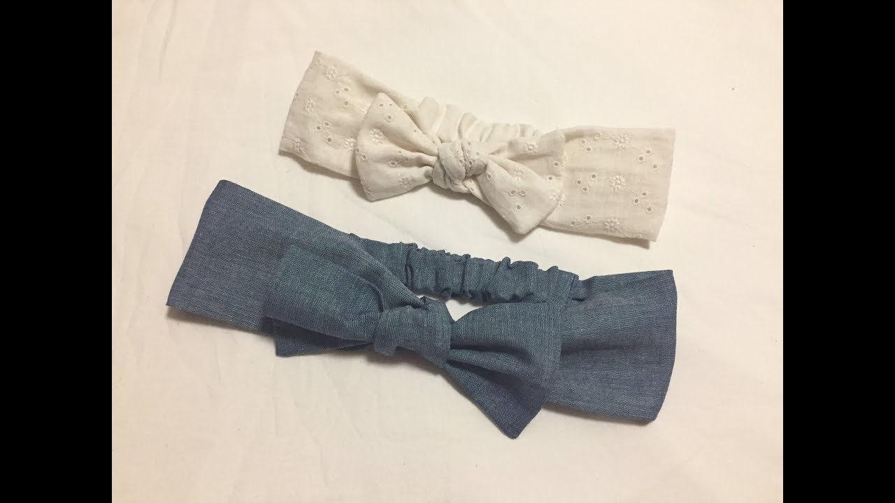 こどもサイズにアレンジ！こどもヘアバンド こどもヘアターバン の作り方nunocoto