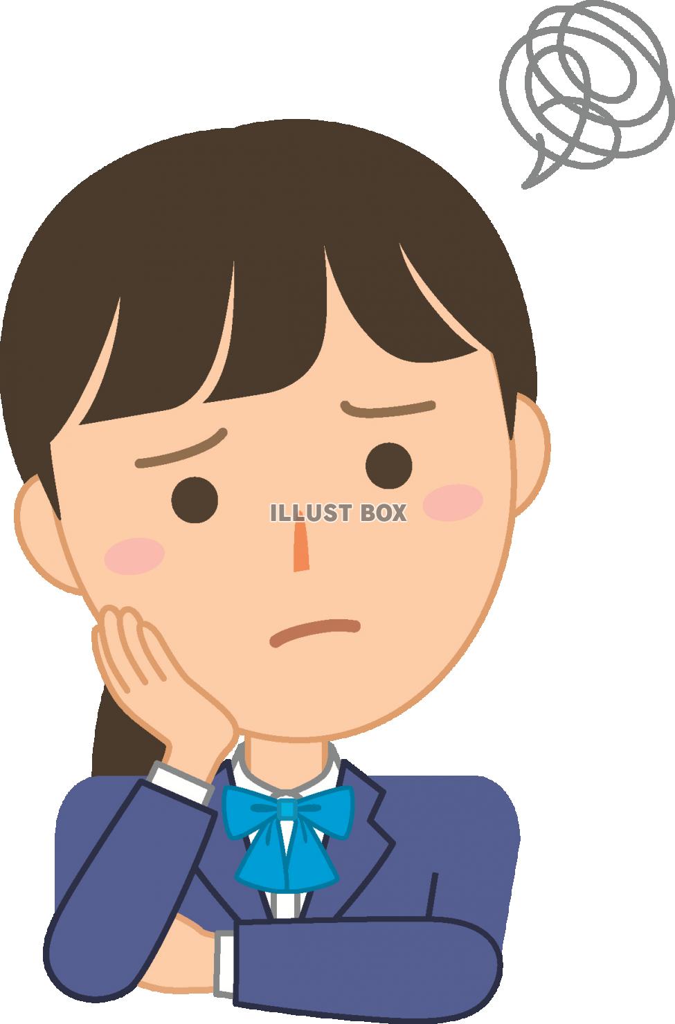 困っている人 女性のイラストのイラスト素材116407834- PIXTA